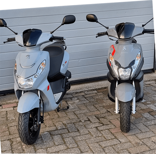 Scooters waar je op les op krijgt